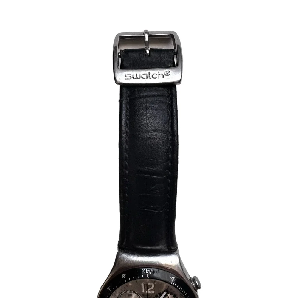 Vintage Men's Swatch Irony‎ Chronograph Watch 4 Jewels V8 Swiss Made Patented WR